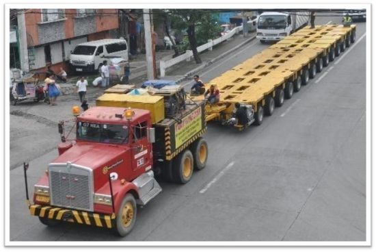 Picture of 4-AXLE LINES GOLDHOFER THP/SL TRAILER FROM GERMANY